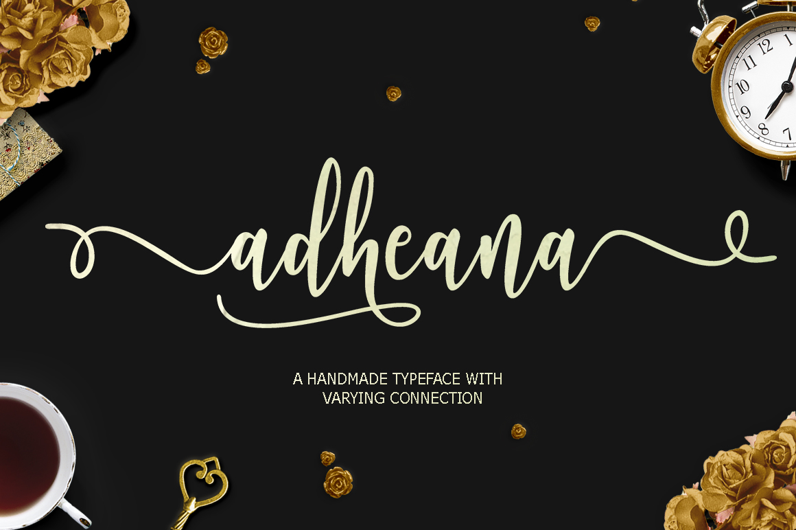 Adheana: A Hand-Brushed Typeface for Digital Design
