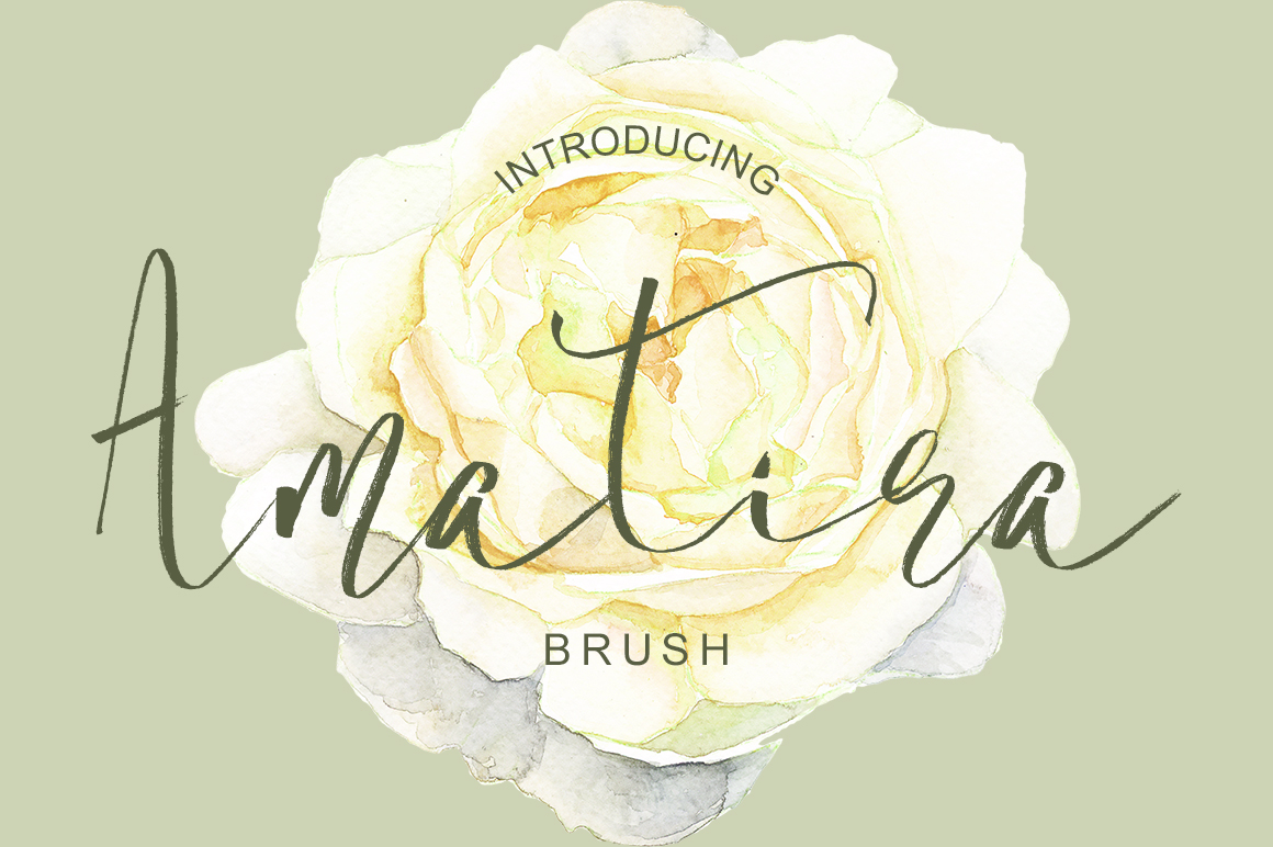 Amatira: A Modern Script Font for Small Business Branding