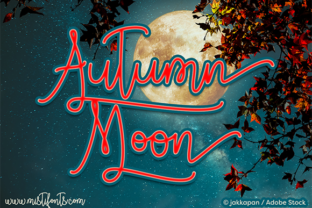 Autumn Moon: A Script Font for Polished Branding