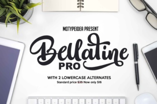 Bellatine: A Bold Handwritten Font for Brand Identity