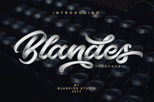 Blandes Font: Bold Script for Impactful Branding