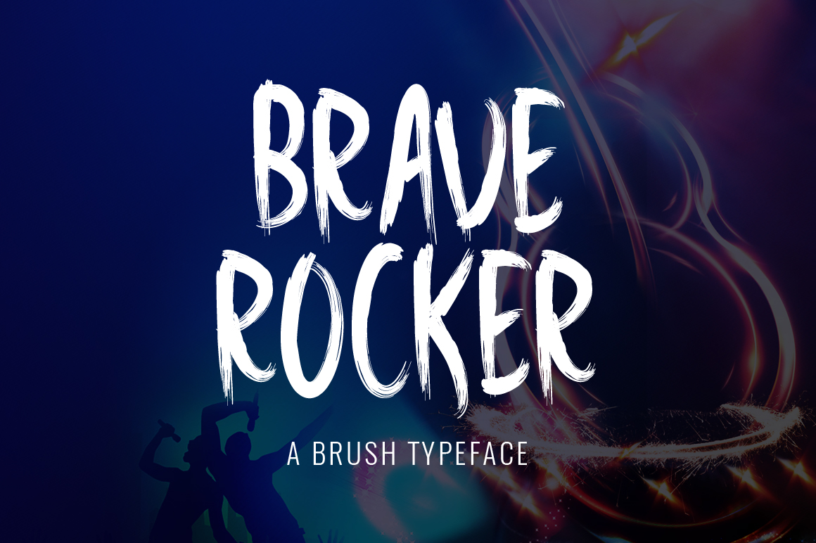 Brave Rocker: A Bold Script Font for Web Design