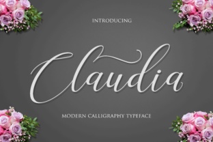 Claudia: A Modern Script Font for Editorial Design