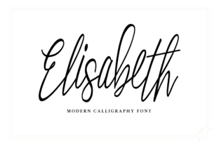 Elisabeth: A Bouncy Script Font for Editorial Design