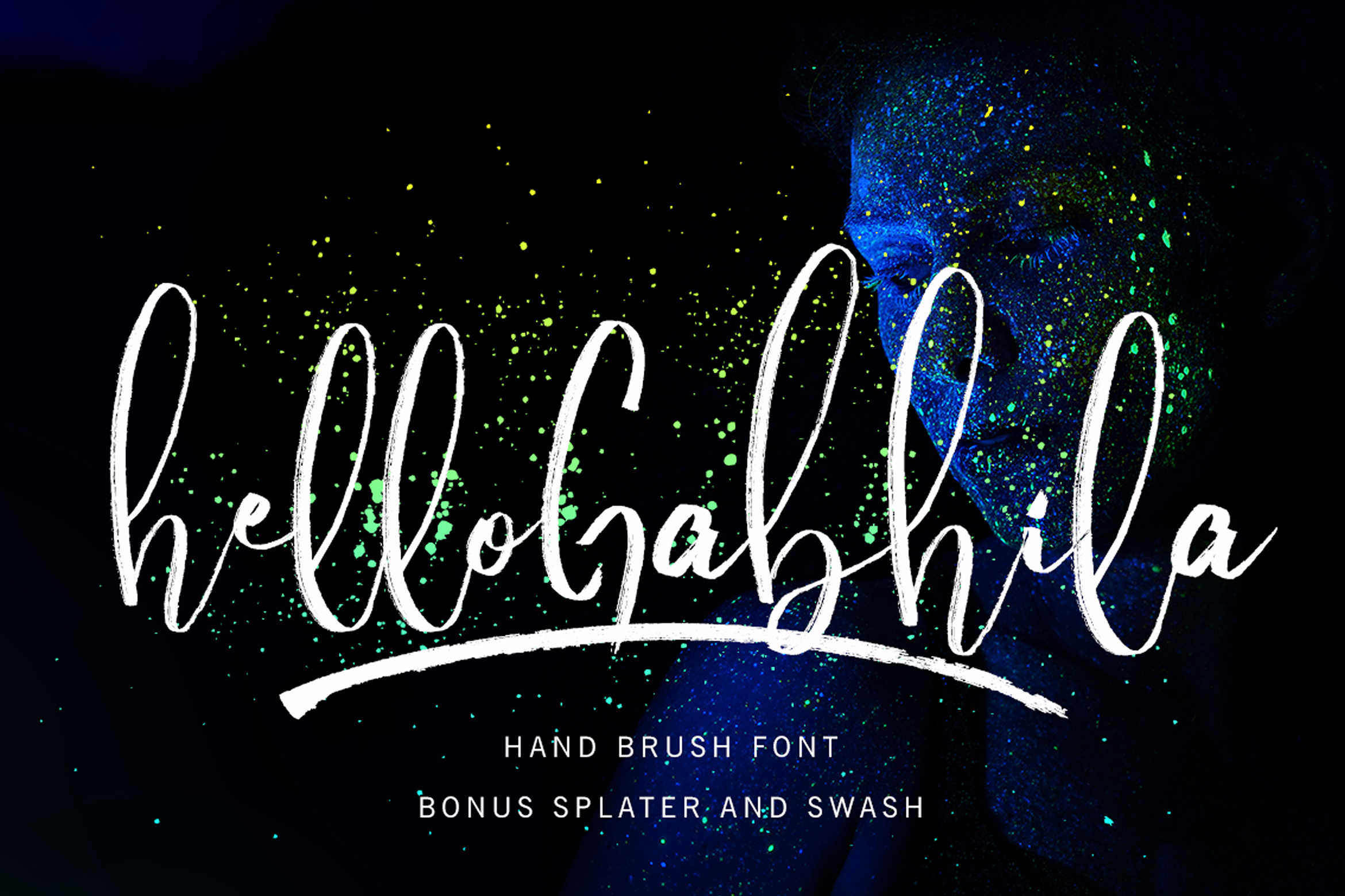 Hello Gabhila: A Brush Script Font for Crafters