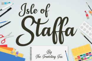 Isle of Staffa: A Handwritten Font for Bold Branding