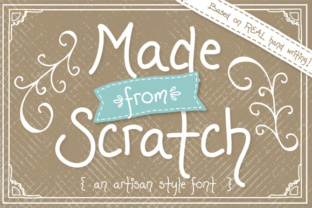 Made from Scratch: A Playful Display Font for Social Campaigns