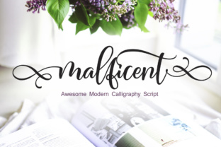 Malficent Script Font for Crafters