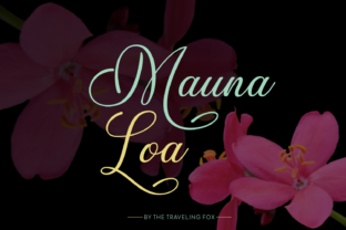 Mauna Loa: A Handwritten Font for Polished Brands