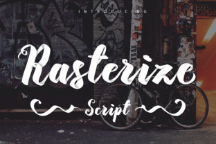 Rasterize: A Bold Script Font for Campaigns