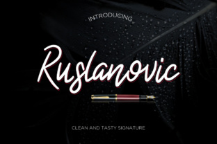 Ruslanovic Typeface: A Fresh Script for Modern Branding