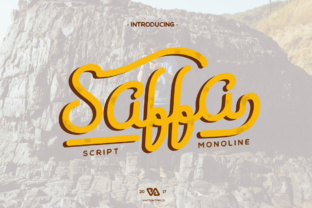 Saffa: A Bold Script Font for Modern Web Design