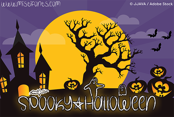 Spooky Halloween Font for Web Design