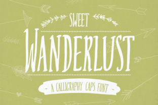 Sweet Wanderlust Font for Handmade Makers