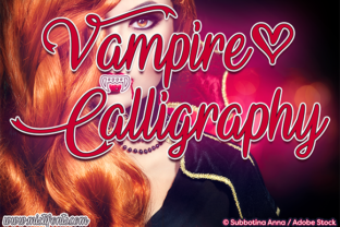 Vampire Calligraphy Font for Bold Branding