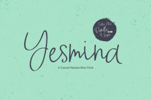Yesmina: A Modern Script Font for Branding